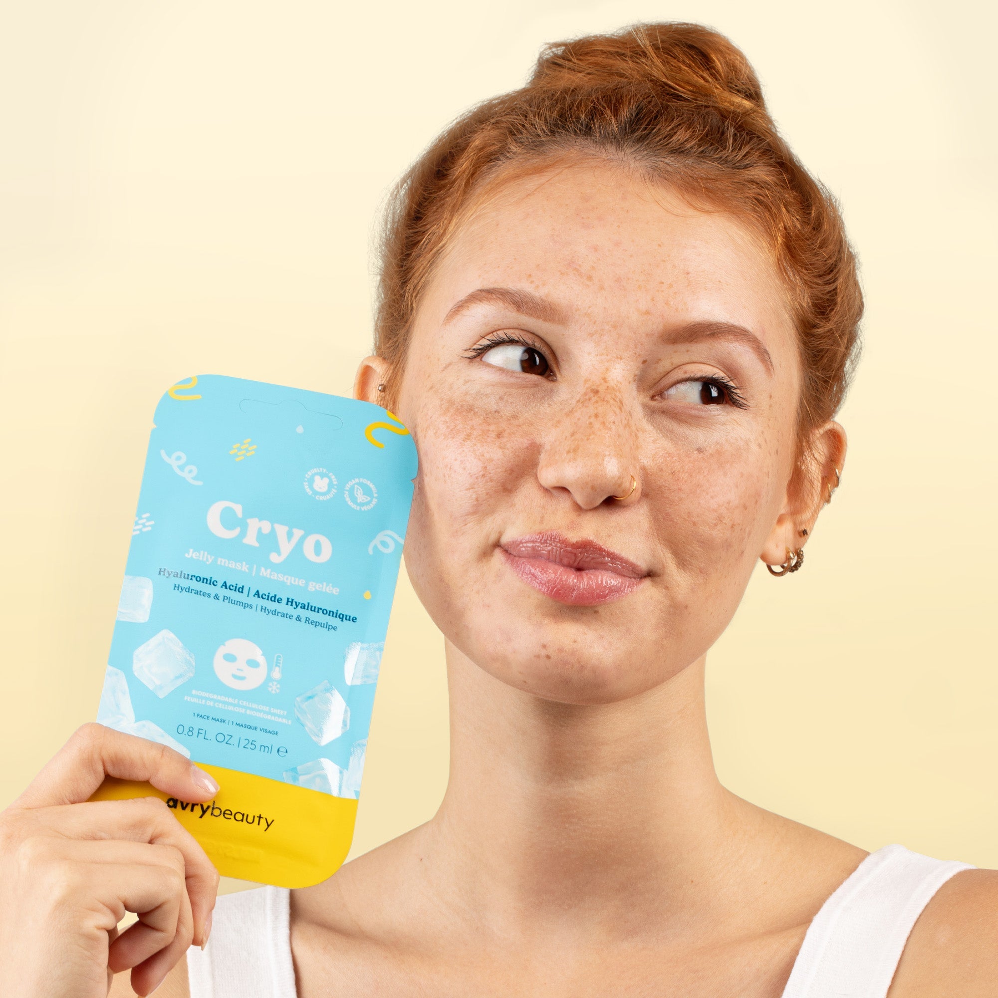 Avry Cryo Jelly Facial Mask - Hyaluronic Acid Secondary image