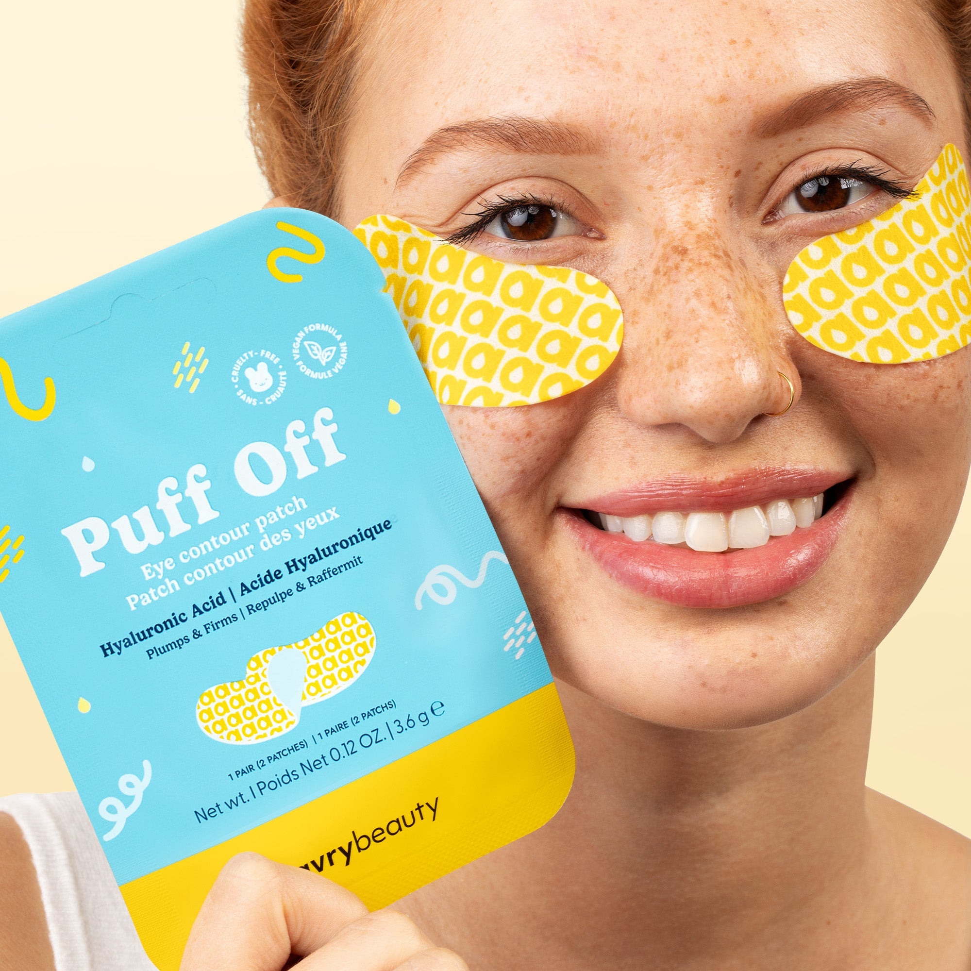 Avry Puff Off Eye Contour Patch - Hyaluronic Acid Secondary image