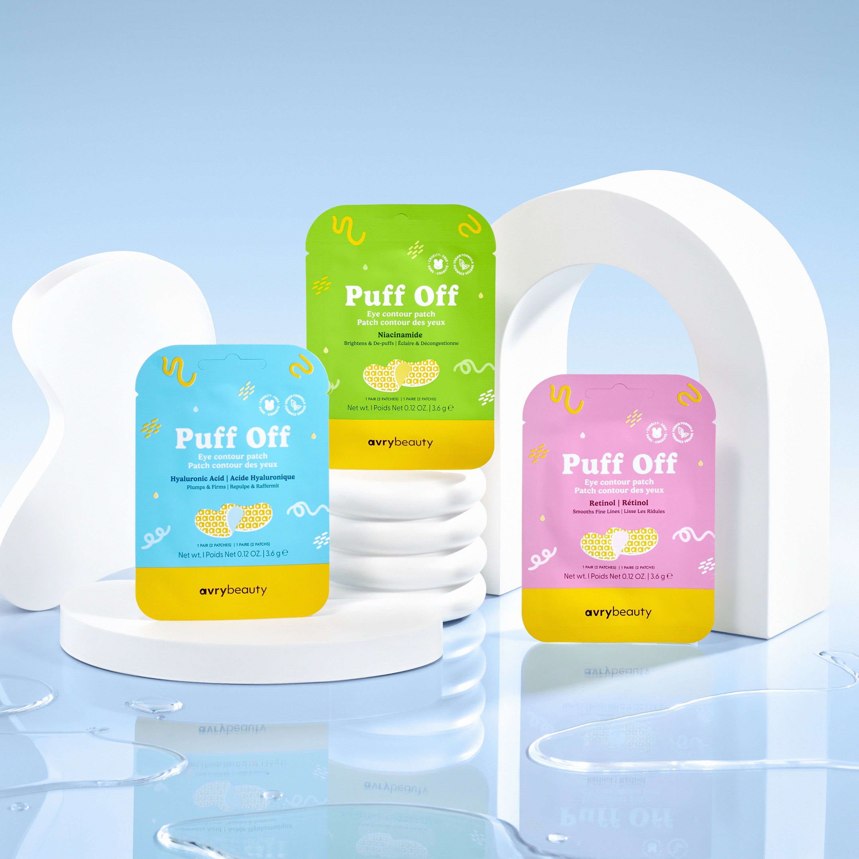 Avry Puff Off Eye Contour Patch - Hyaluronic Acid