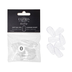 Fuzion Soft Gel Tips Refill 50pk - Almond #12
