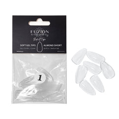 Fuzion Soft Gel Tips Refill 50pk - Almond #12