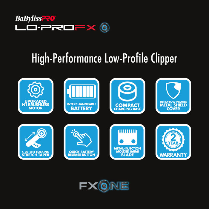 BabylissPro FXONE Lo-ProFX Clipper (FX829)