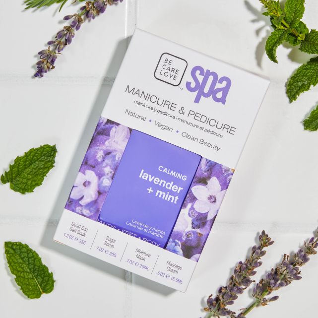 Be Care Love Lavender + Mint Complete 4-step Packet Box Main image