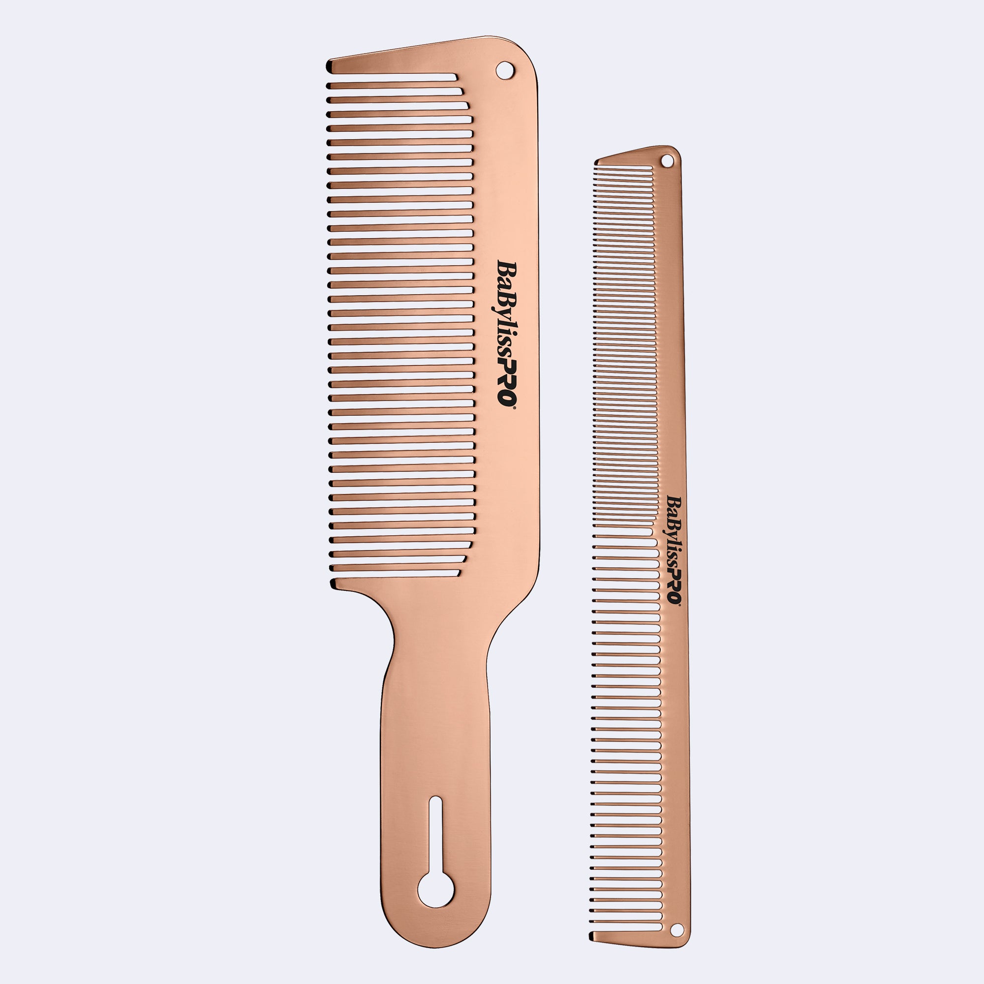 Babyliss Pro Barberology Metal Comb Set Rose Gold Main image