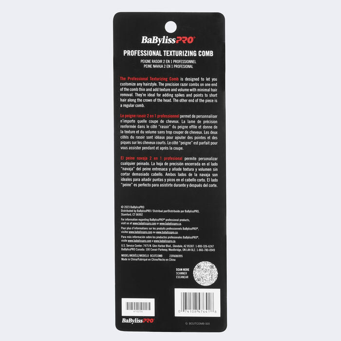 Babyliss Pro Professional Texturizing Comb