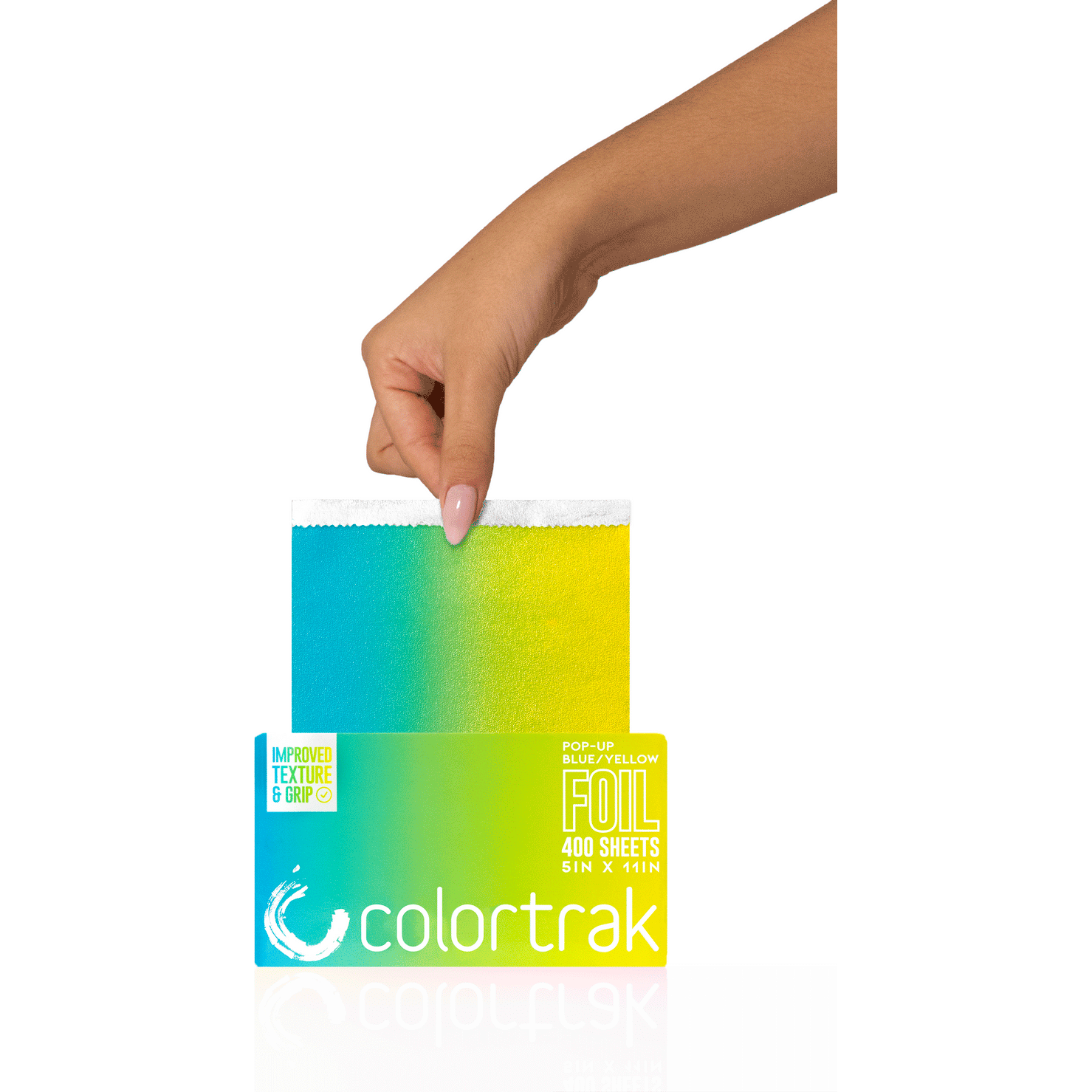 Color Trak Gradient Pop-Up Foil (400pk) - Blue/Yellow Secondary image