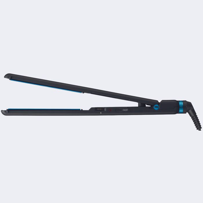 BabylissPro Nano Titanium 1" Ultra Thin Flat Iron - Black & Blue (BNTMB4072TUC) Main image