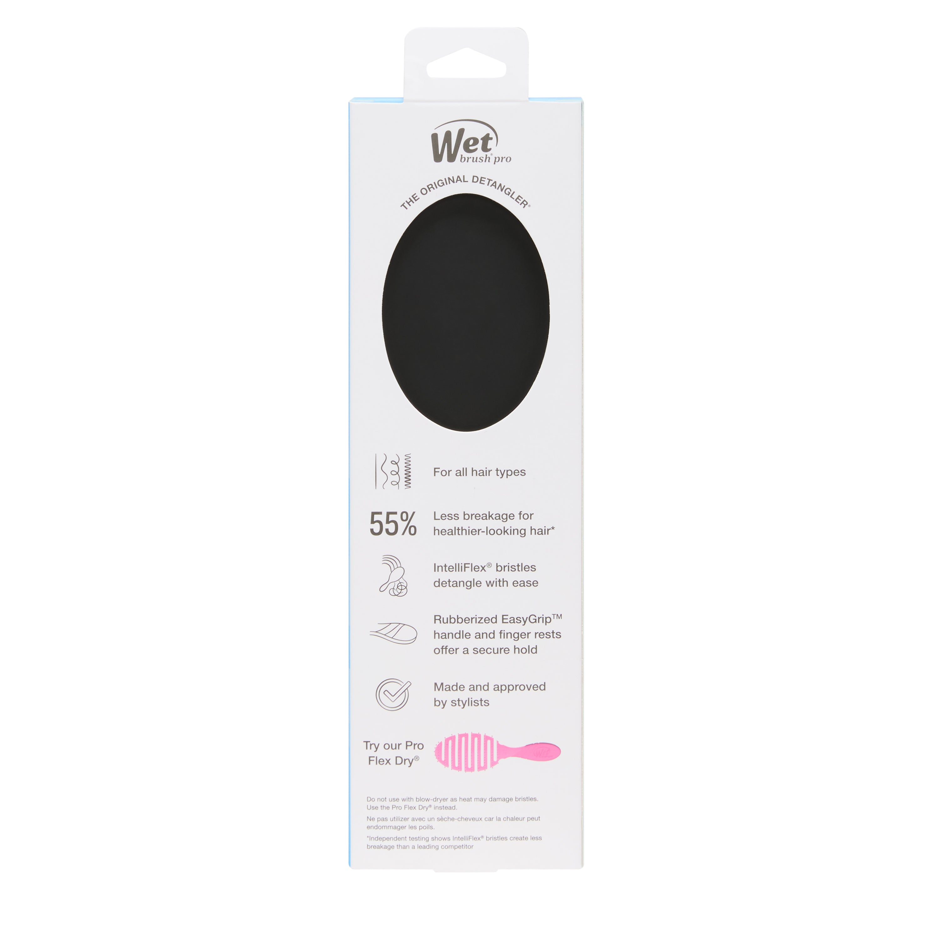 Wet Brush Pro Detangler - Frost Black