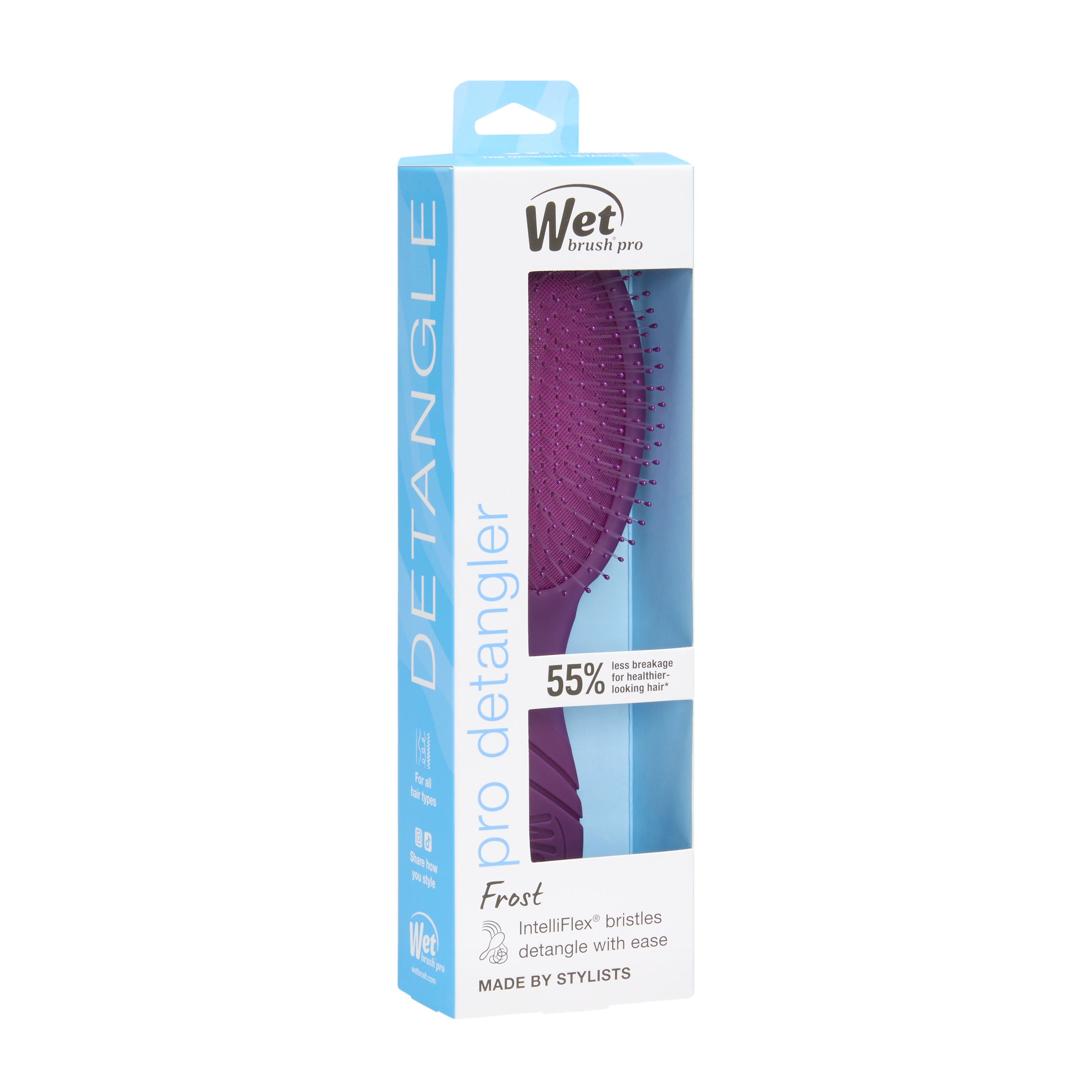 Wet Brush Pro Detangler - Frost Purple Secondary image