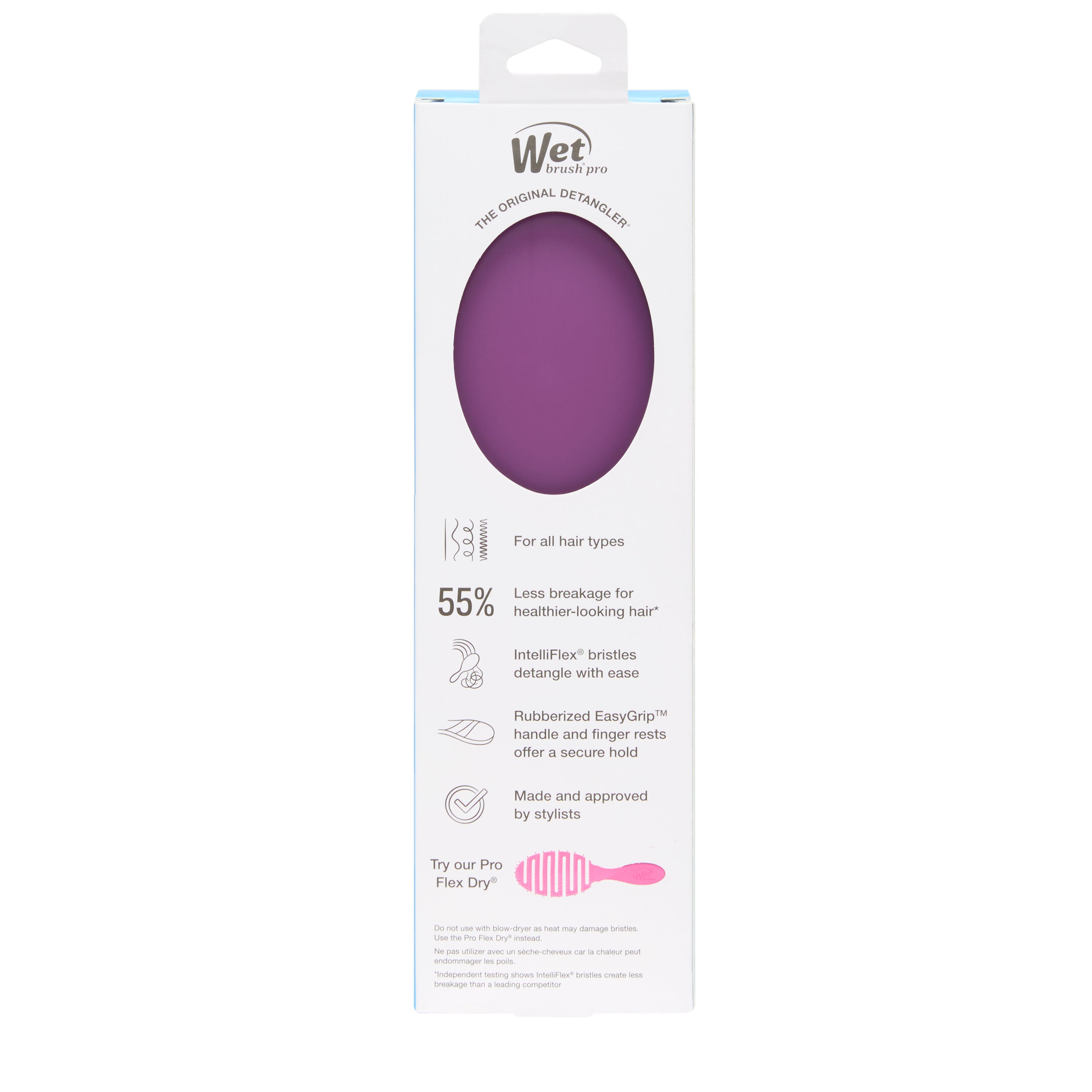 Wet Brush Pro Detangler - Frost Purple