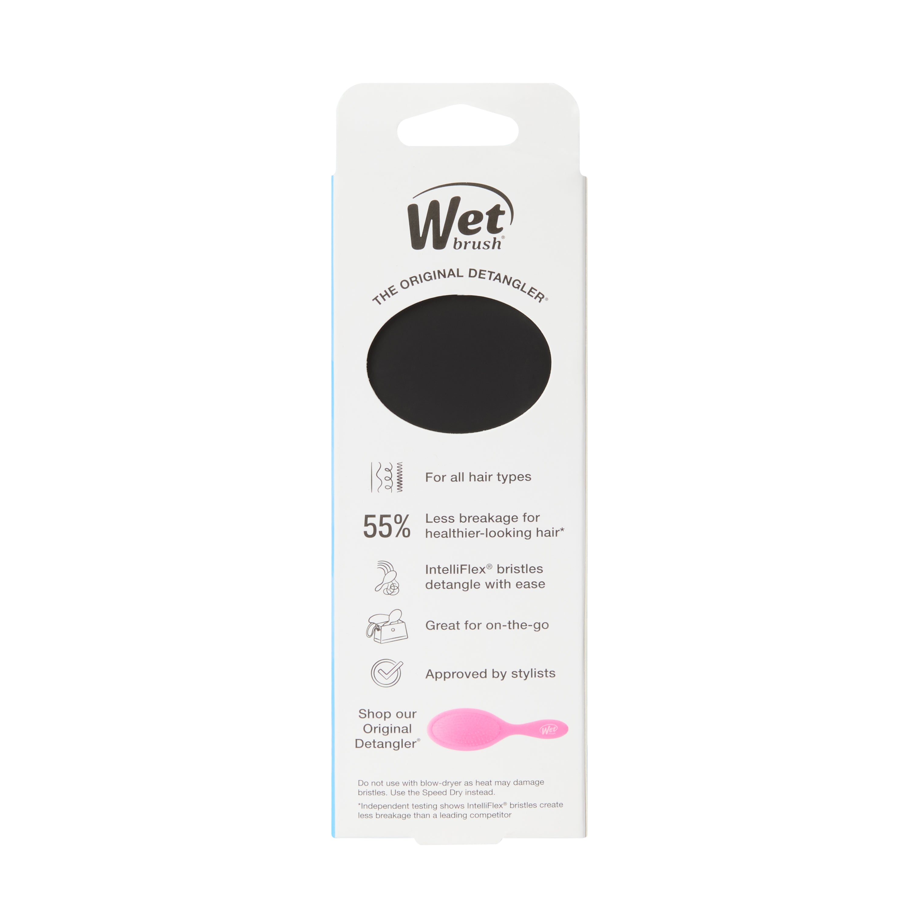 Wet Brush Mini Detangler - Frost Black