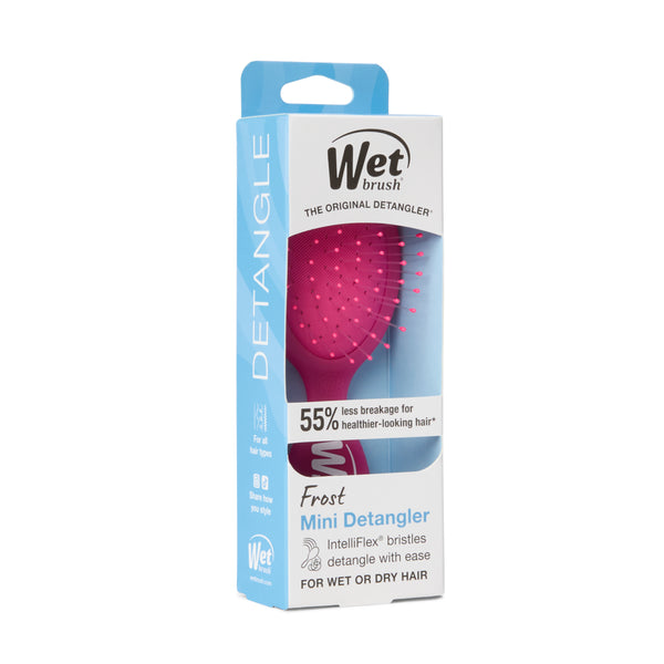 Wet Brush Mini Detangler - Frost Pink