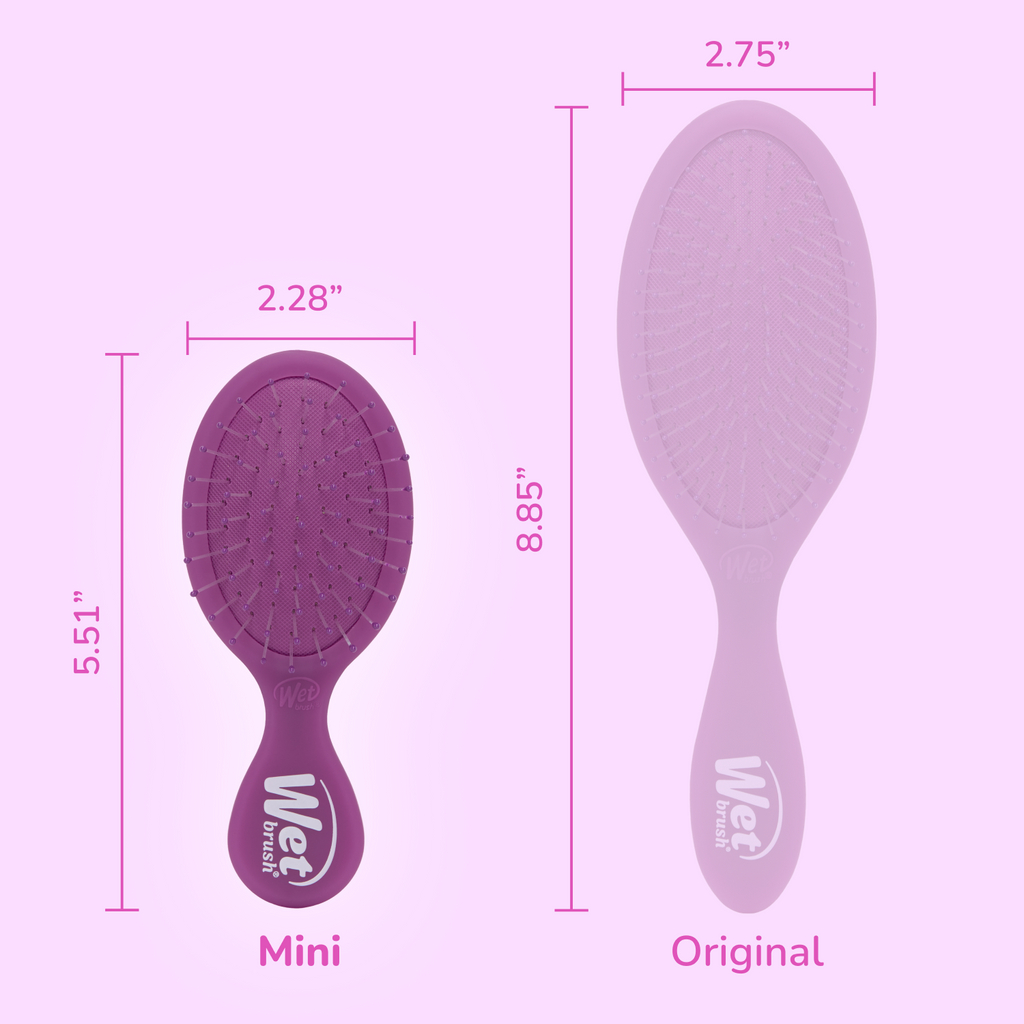 Wet Brush Mini Detangler - Frost Purple
