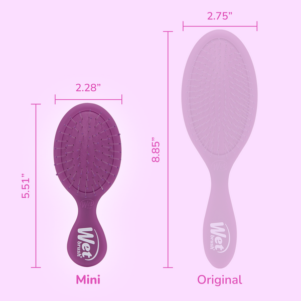 Wet Brush Mini Detangler - Frost Purple