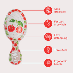 Wet Brush Mini Detangler - Cherry