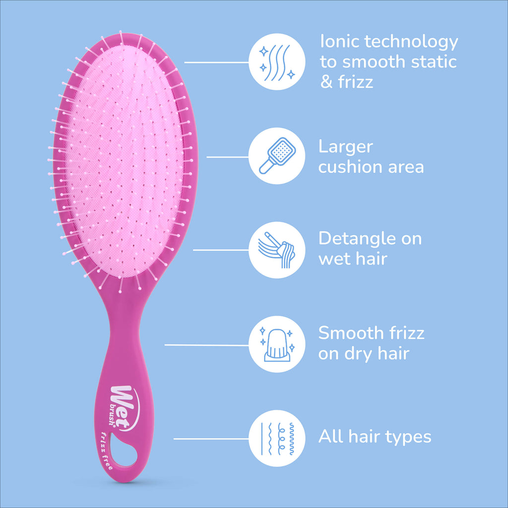 Wet Brush Pro Backbar Detangler - Purple