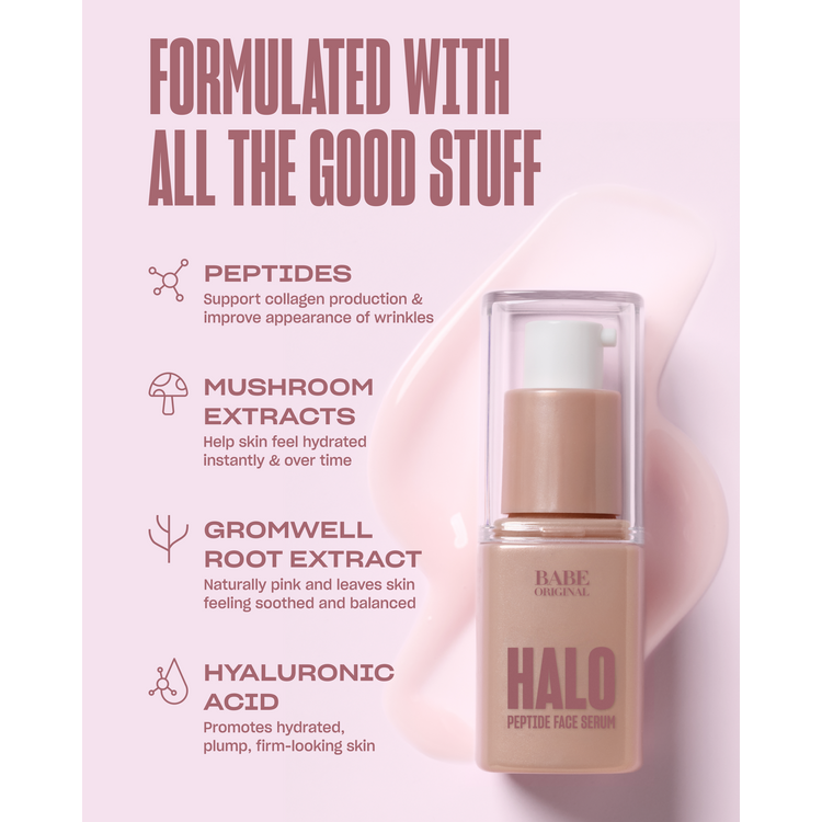Babe Lash Halo Face Serum 1oz