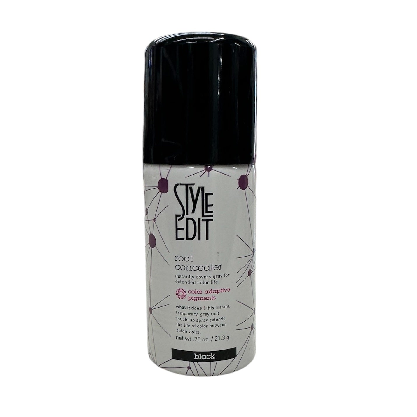 Style Edit Root Concealer Spray Mini .75oz - Black Main image
