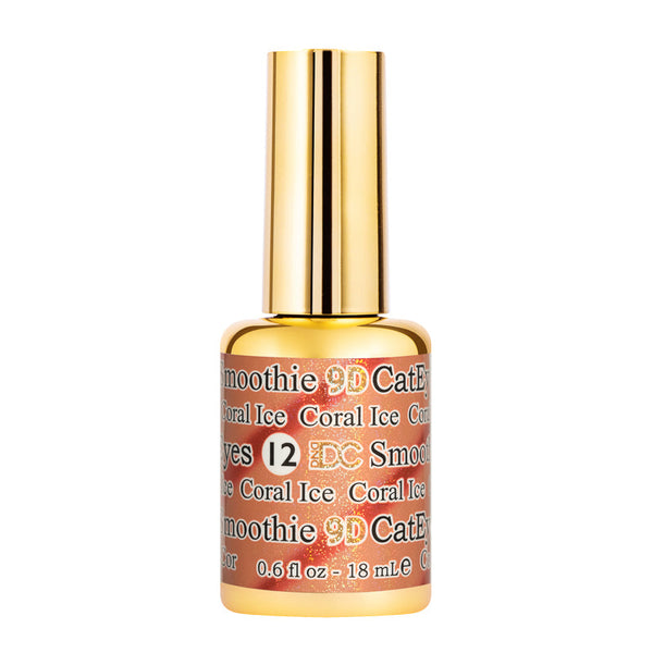 DND DC 9D Cat Eye Smoothie - Coral Ice #12