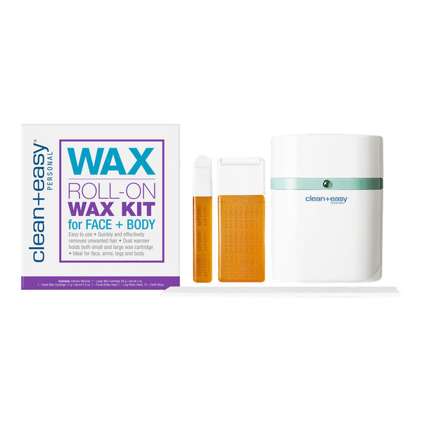 Clean + Easy Roll On Wax Kit