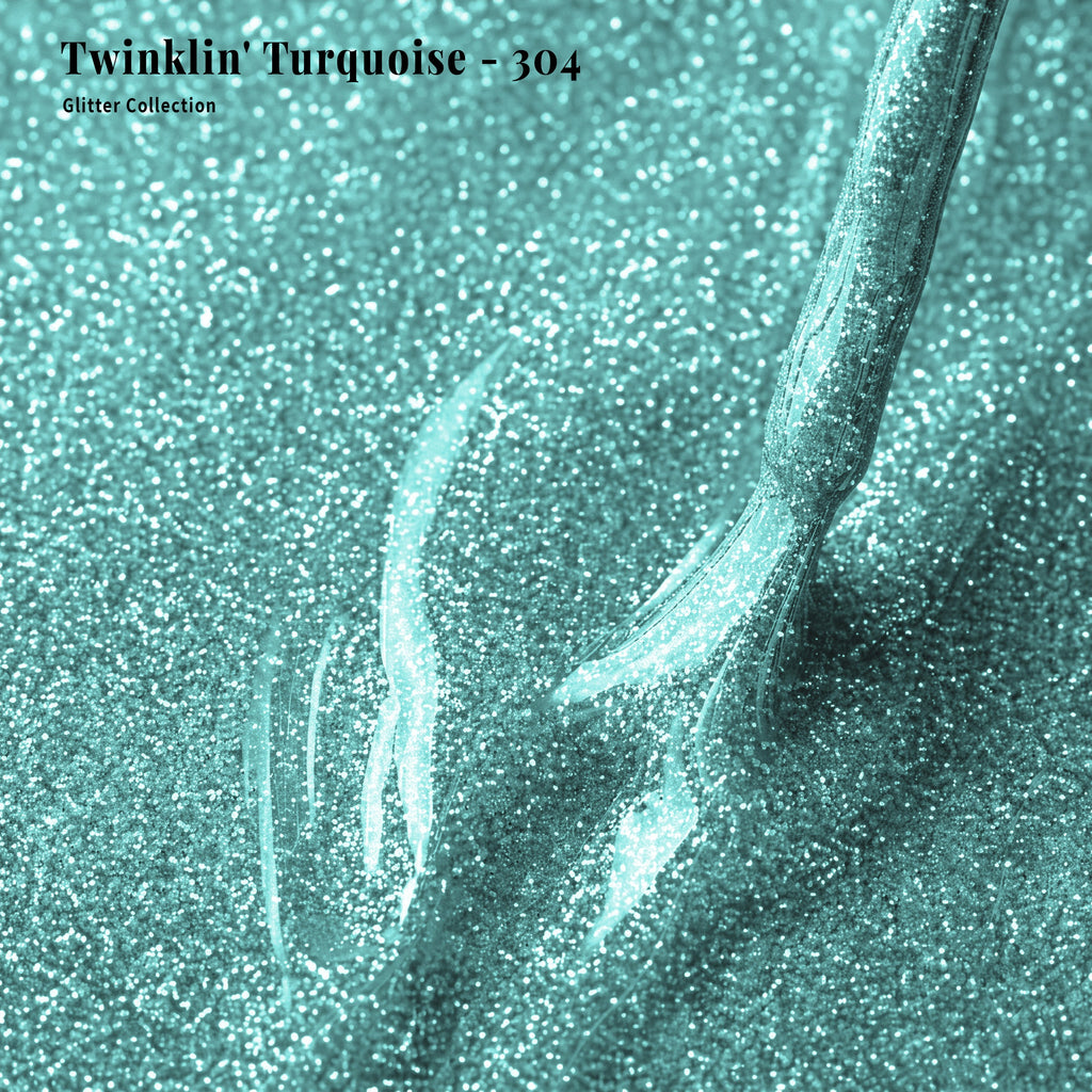 PLA Gel Polish 12ml - Twinklin' Turquoise 304