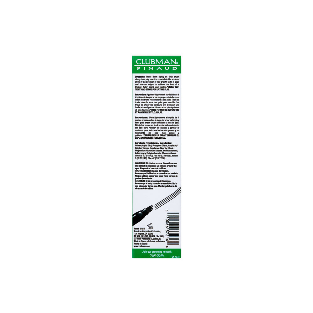Clubman Beard Filler Pen - Black