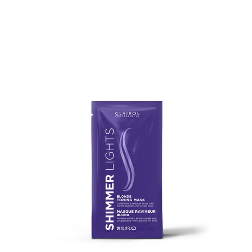 Clairol Professional Shimmer Lights Blonde Toning Mask 1.0 oz / 30 ml