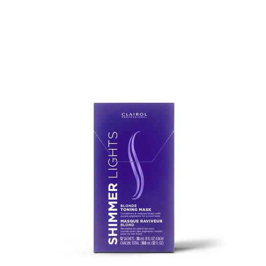 Clairol Professional Shimmer Lights Blonde Toning Mask 1.0 oz / 30 ml