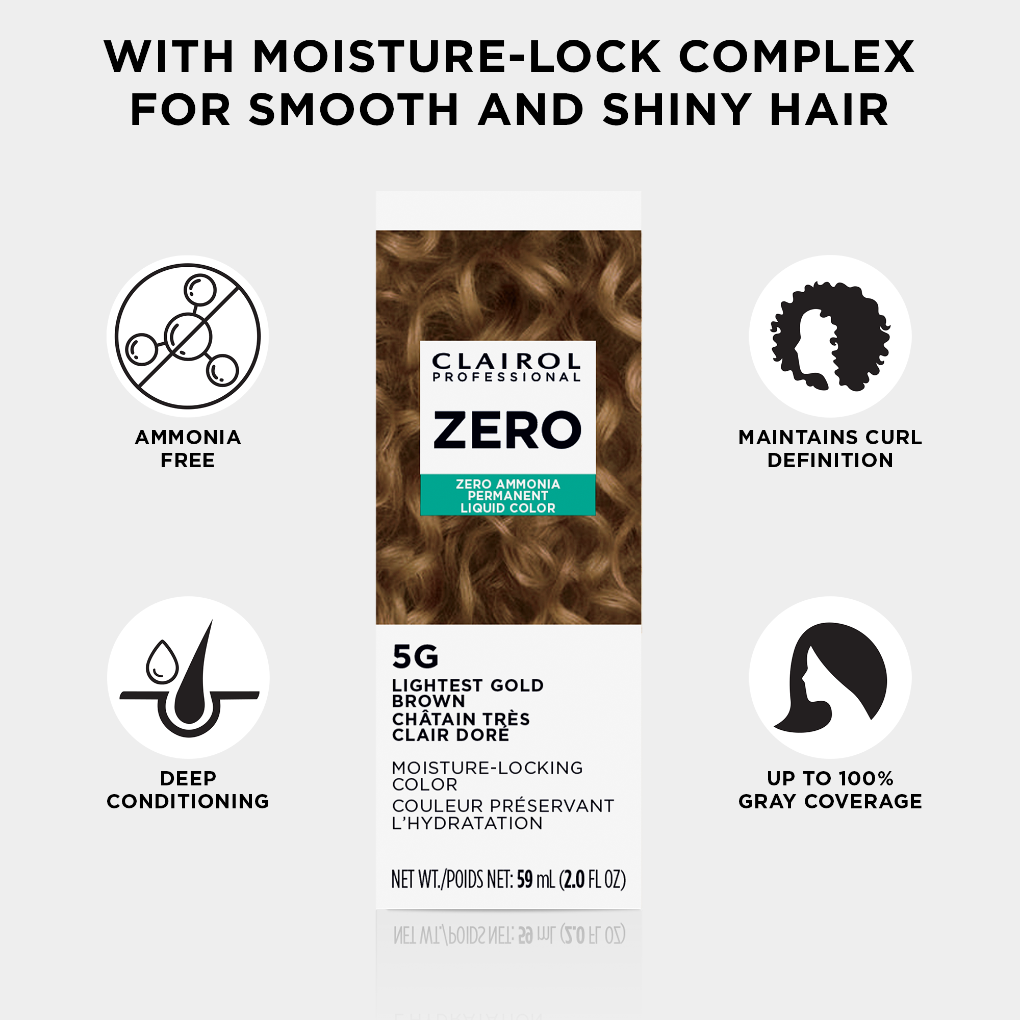 Clairol Zero 4RV Light Red Violet Brown​