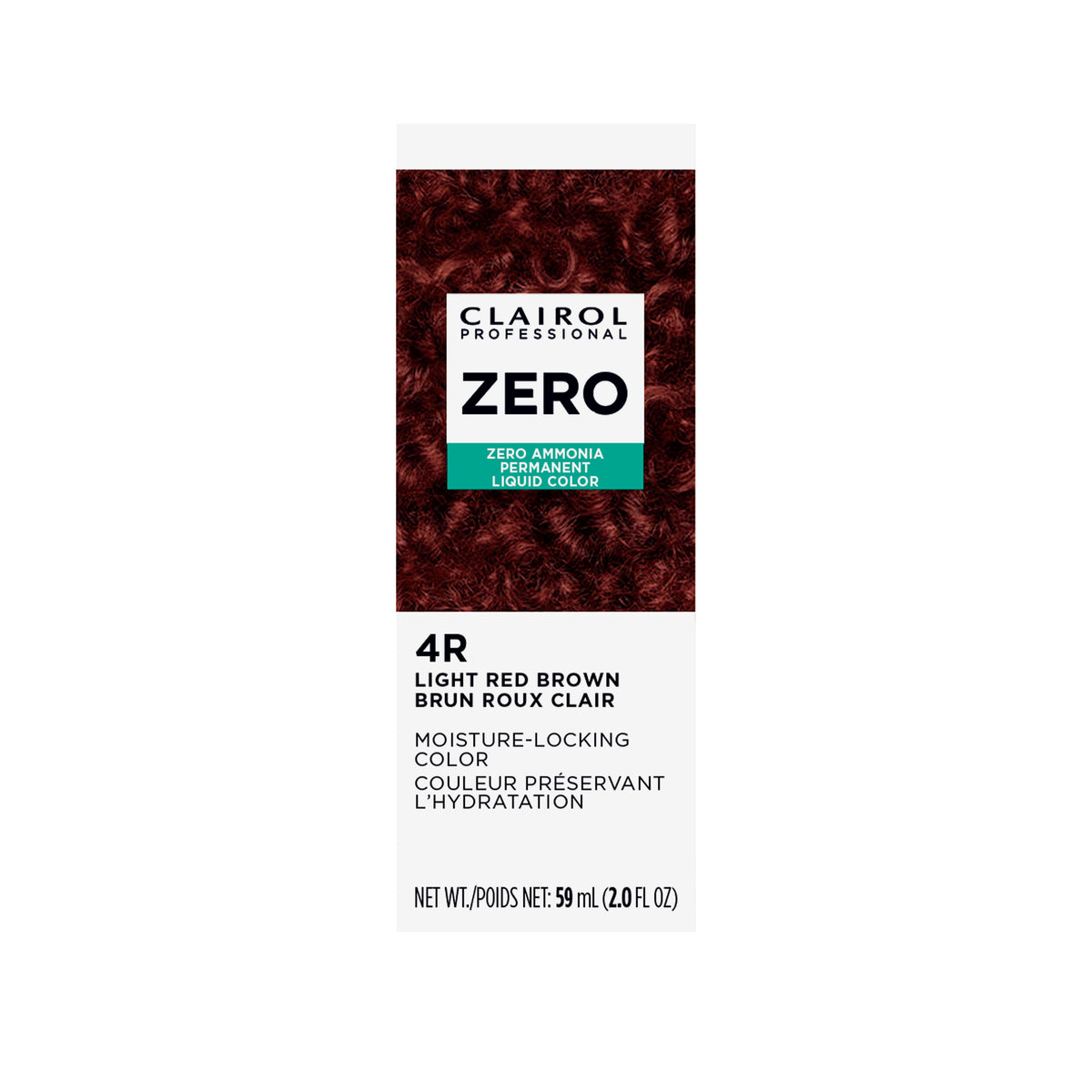 Clairol Professional Zero 4R Light Red Brown