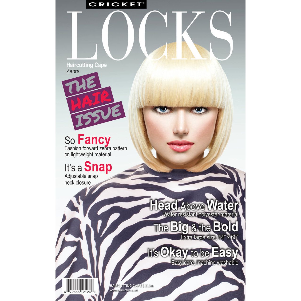 Cricket Zebra Haircutting Cape Main image