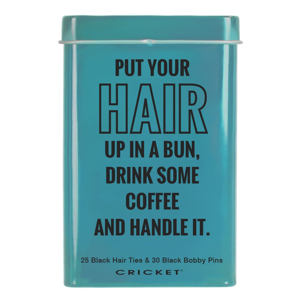Cricket Handle It Bobby Pin Tin - Teal Main image