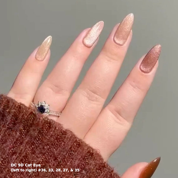 DND DC 9D Cat Eye Creamy - Caramel Lullaby #28