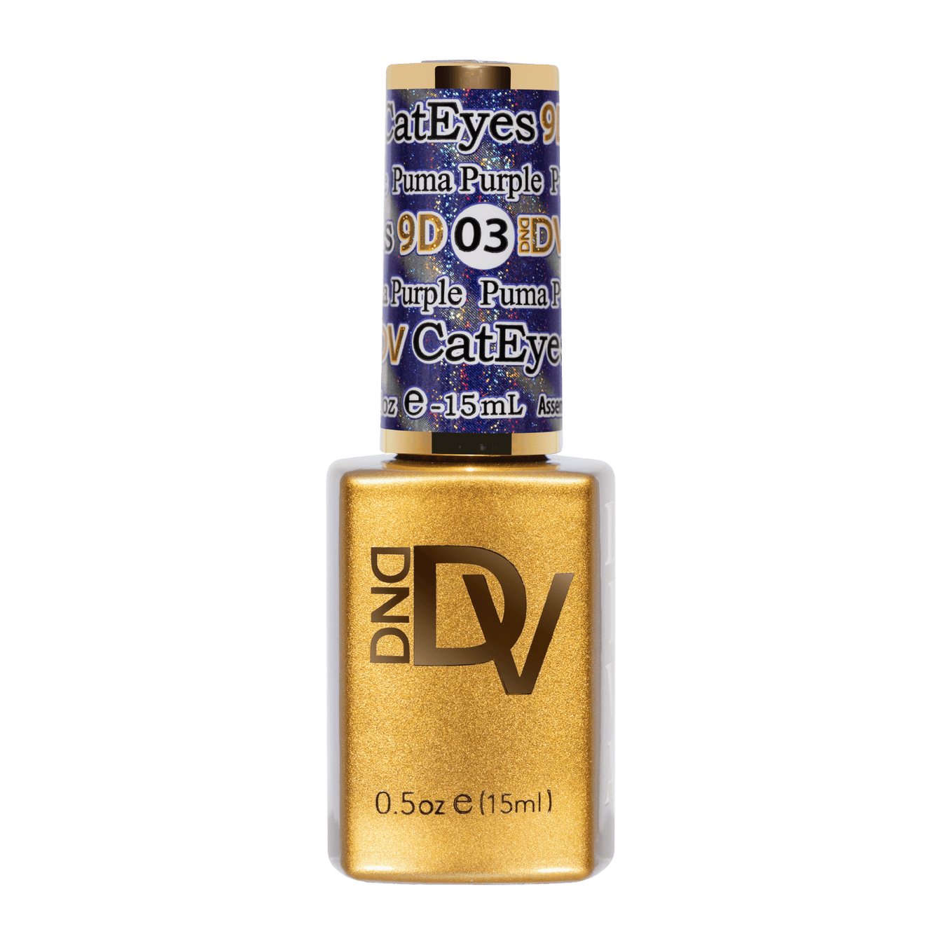 DND Diva 9D Cat Eye Glassball - Puma Purple #03
