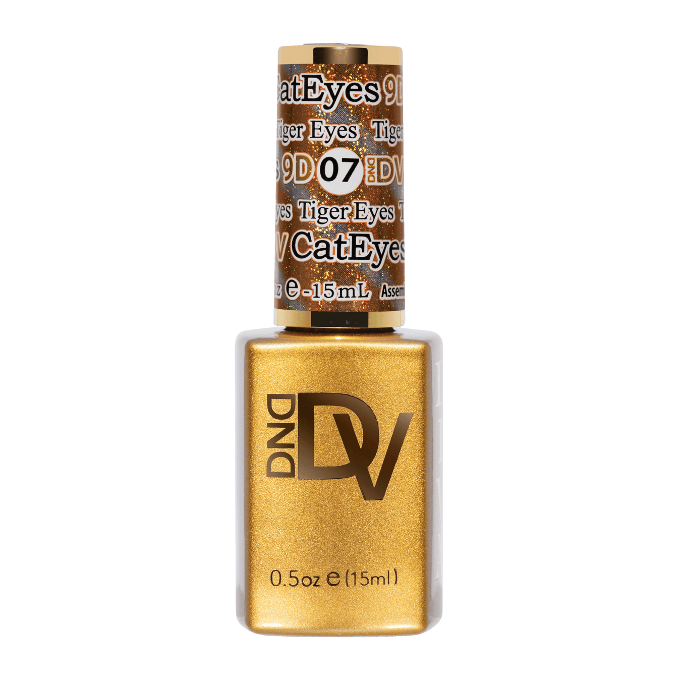 DND Diva 9D Cat Eye Glassball - Tiger Eyes #07