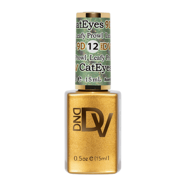 DND Diva 9D Cat Eye Glassball - Leafy Prowl #12