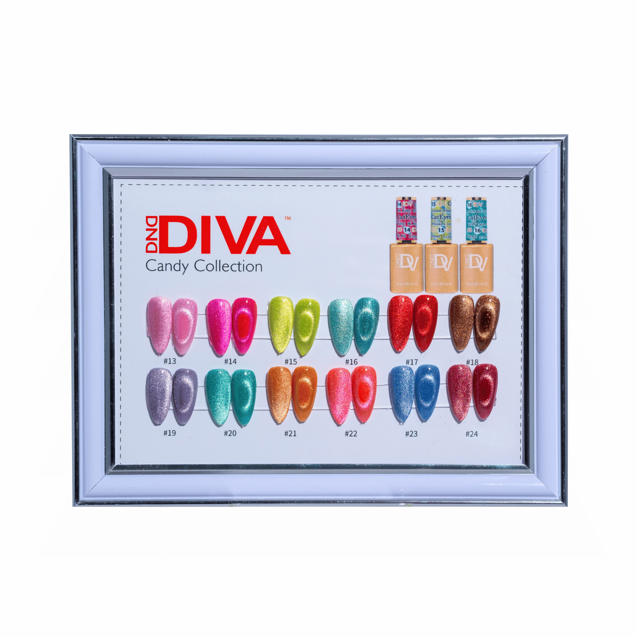 DND Diva 9D Cat Eye Frame - Candy