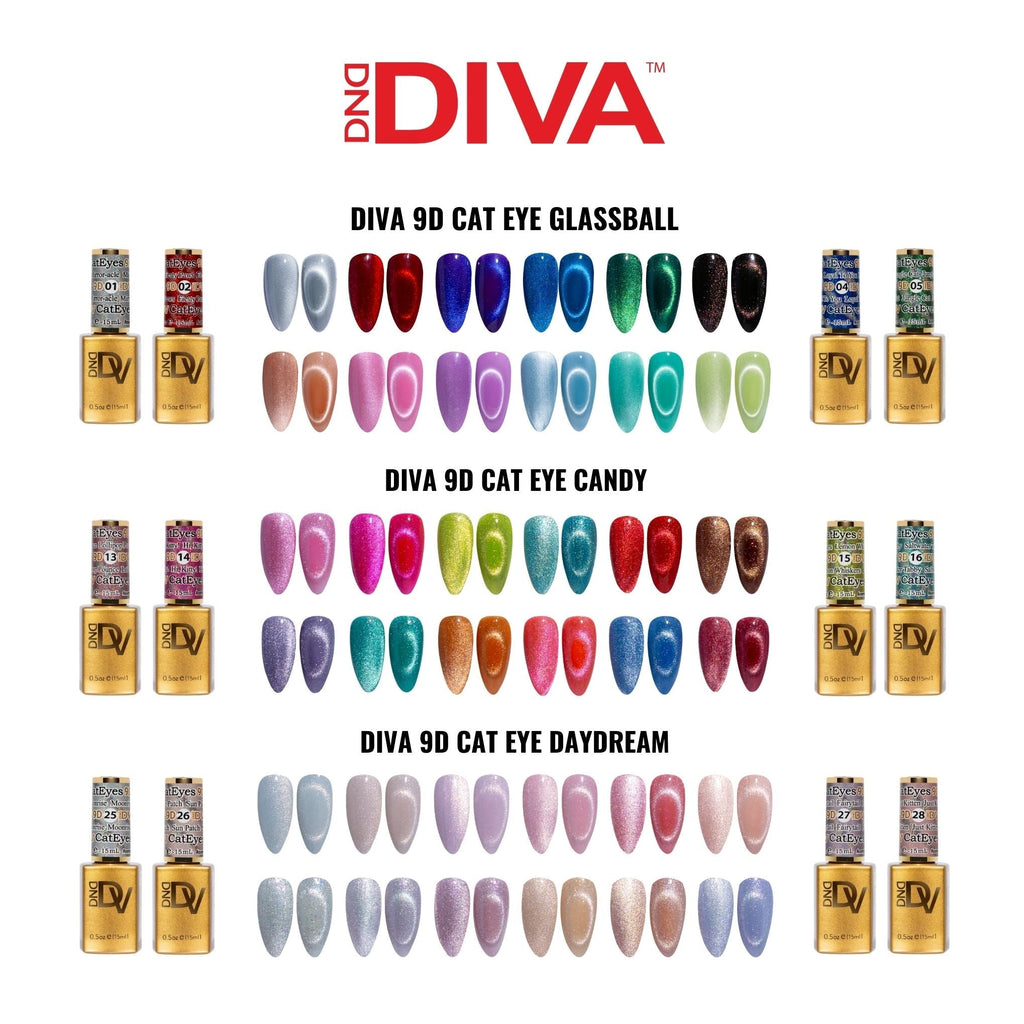 DND Diva 9D Cat Eye Frame - Candy