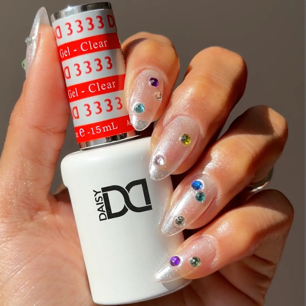 DND Chrome Base Gel - Clear #3333