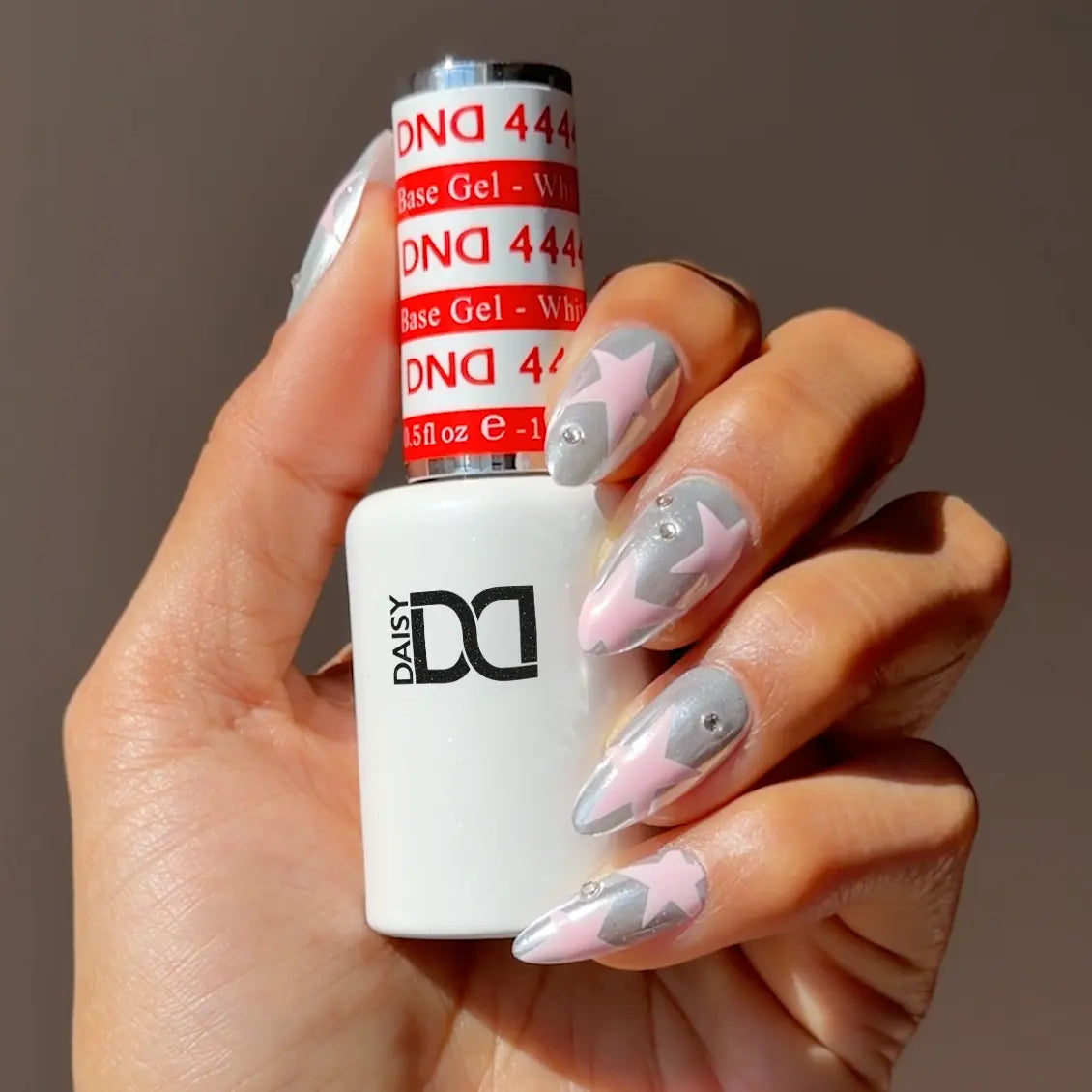 DND Chrome Base Gel - White #4444