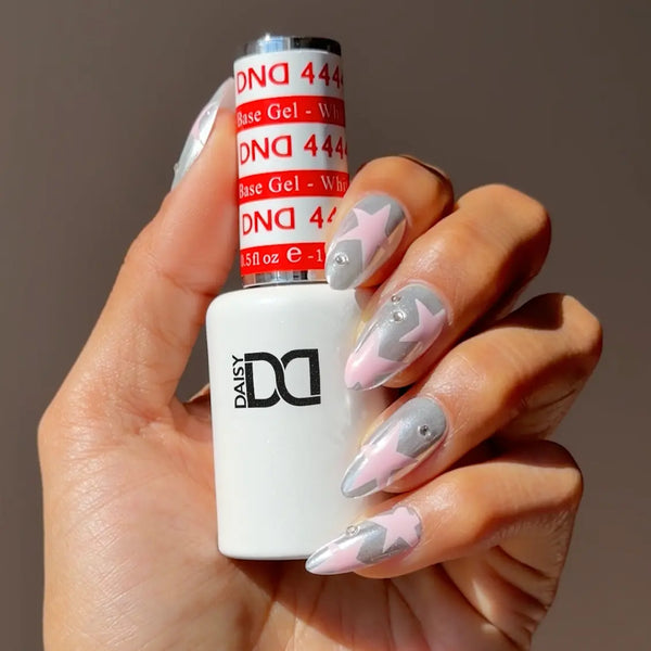 DND Chrome Base Gel - White #4444