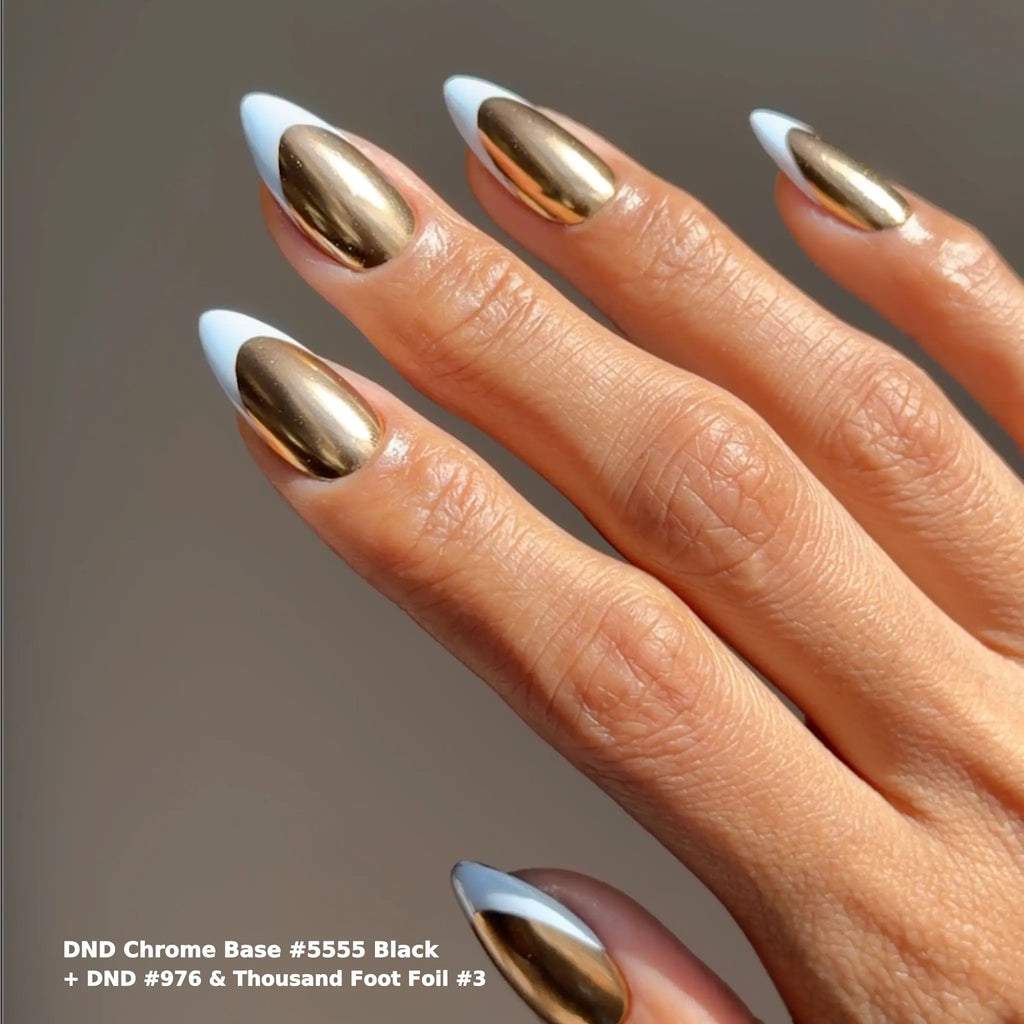 DND Chrome Base Gel - Black #5555