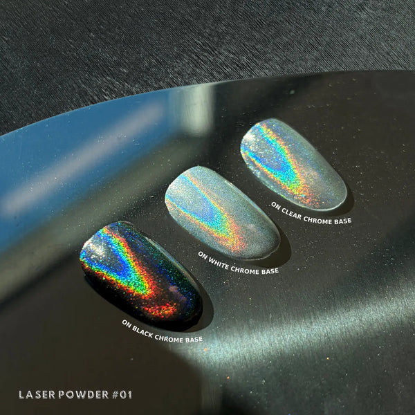 DND Chrome Base Gel - White #4444