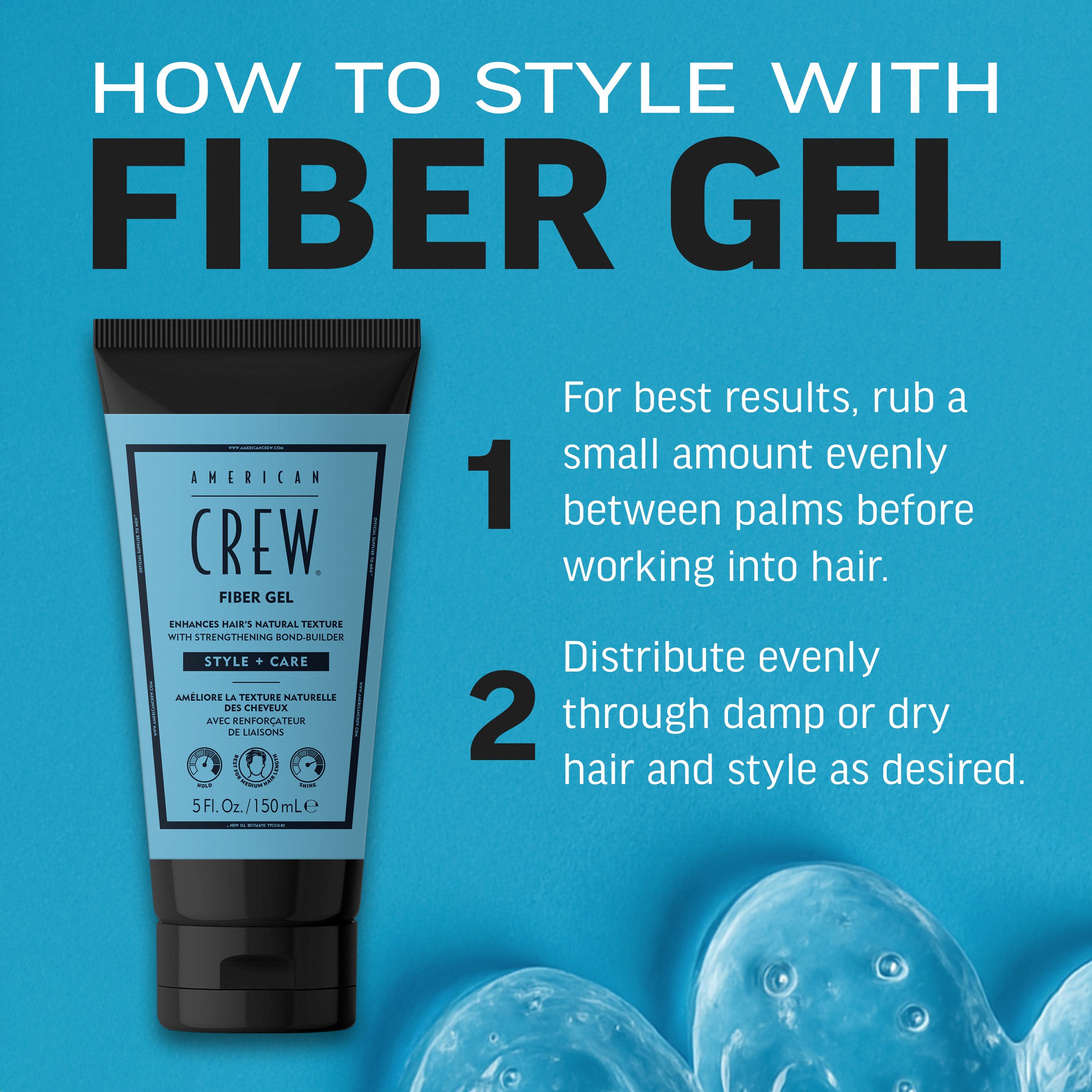 American Crew Fiber Gel 150ml