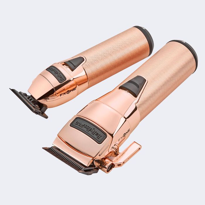 Babyliss Pro Fx One Rose FX Clipper & Trimmer Duo (FX1CTRGTO)
