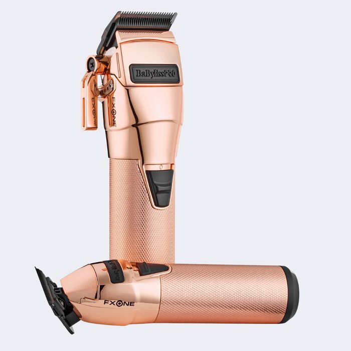 Babyliss Pro Fx One Rose FX Clipper & Trimmer Duo (FX1CTRGTO)