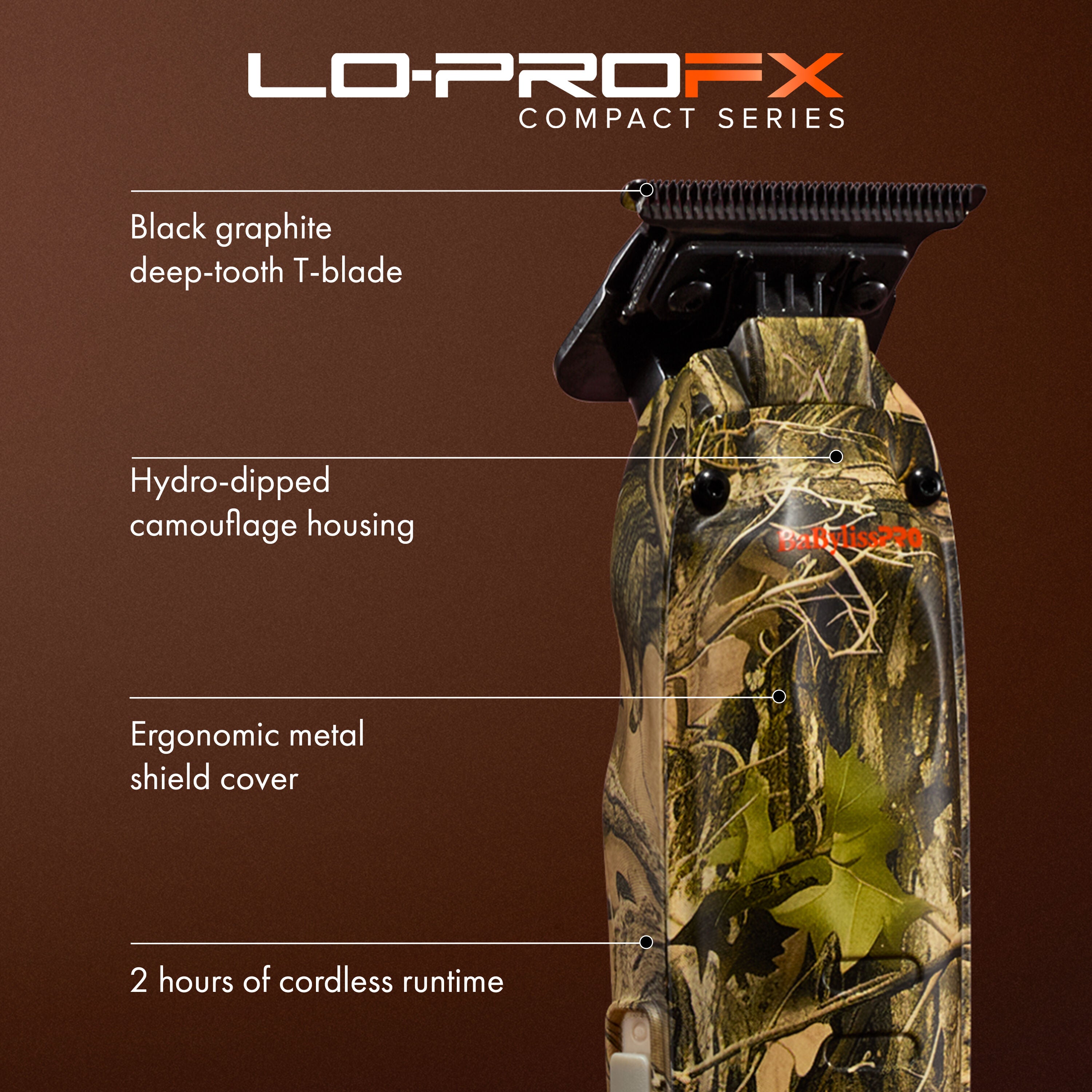 BabylissPro LoPro FX Trimmer Camo (FX72CAM)