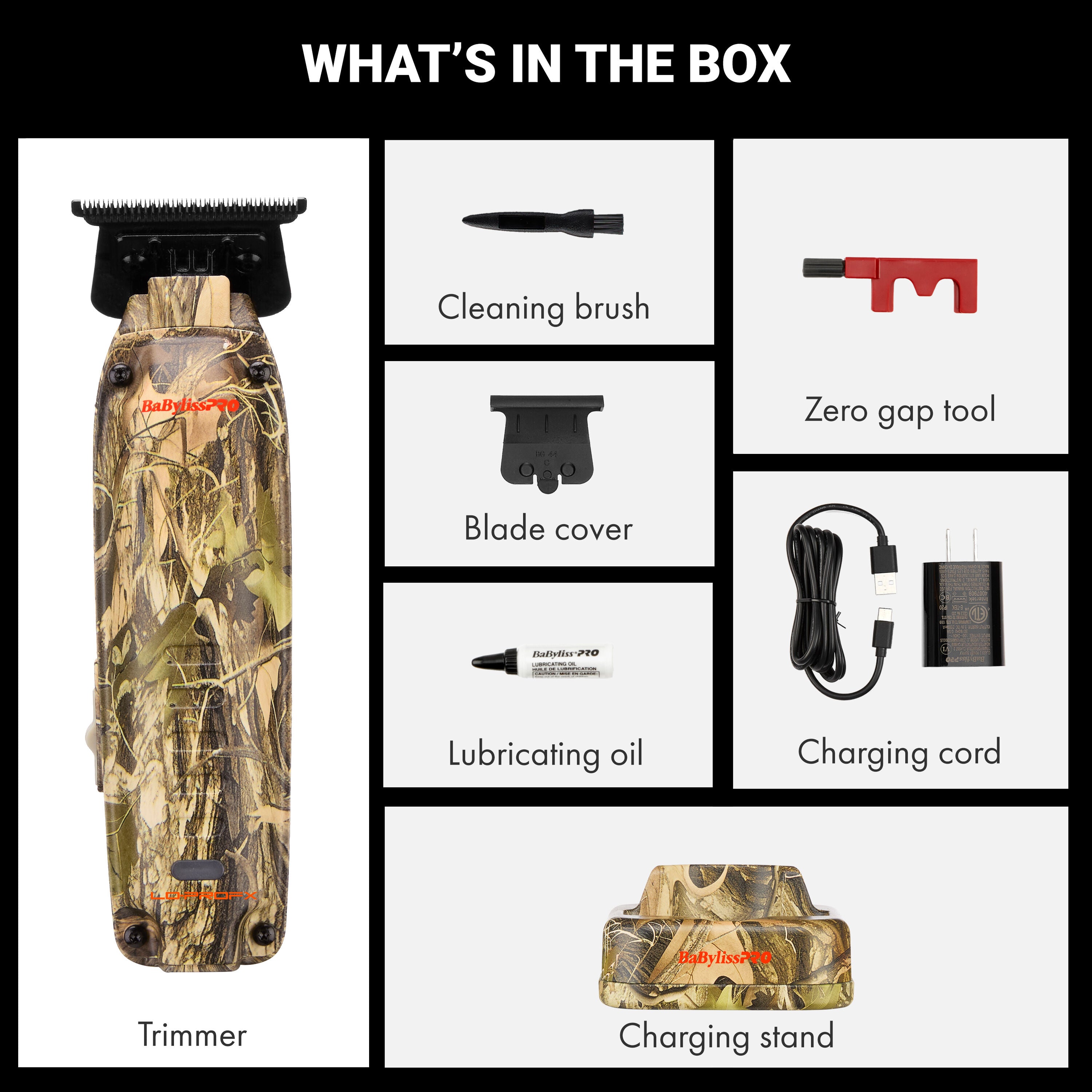 BabylissPro LoPro FX Trimmer Camo (FX72CAM)
