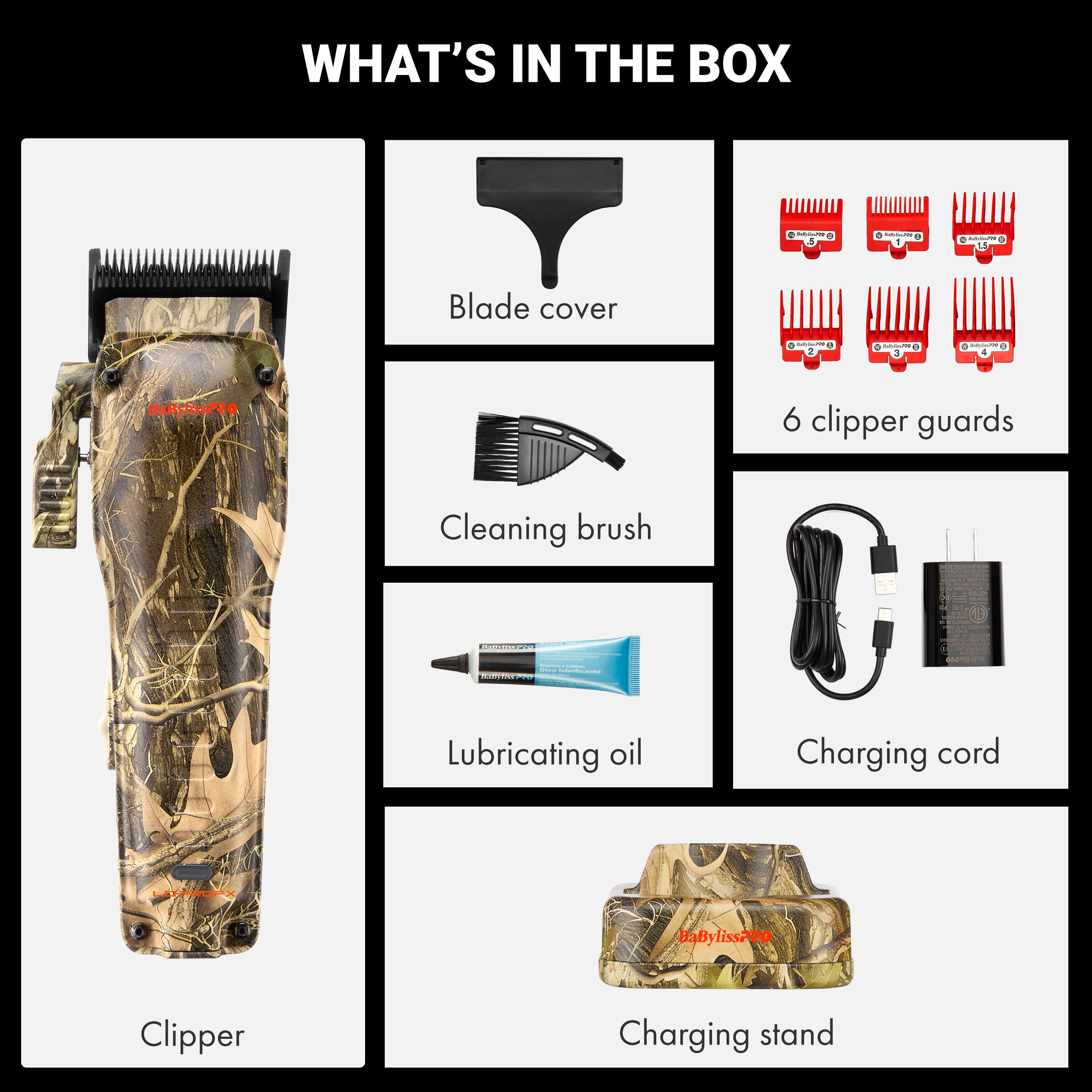 BabylissPro LoPro FX Clipper Camo (FX82CAM)