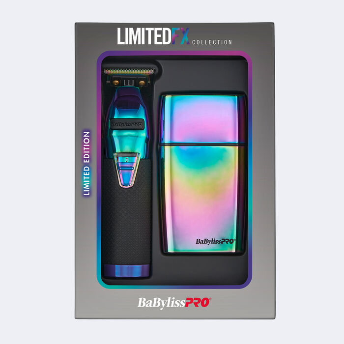 Babyliss Pro Limited FX Iridescent Trimmer & Double Foil Shaver Duo (FXDUOFS2TRB) Main image